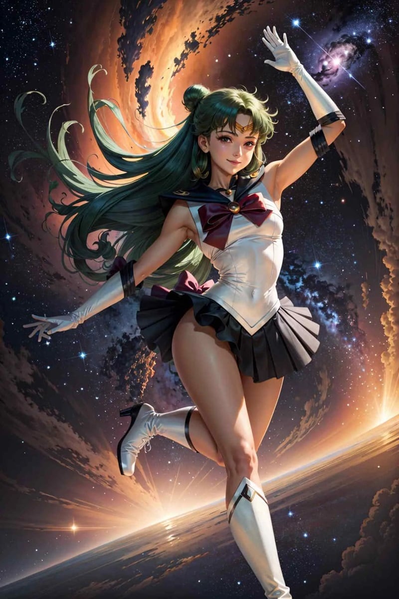 Sailor Pluto Dark Master AI Devian Art