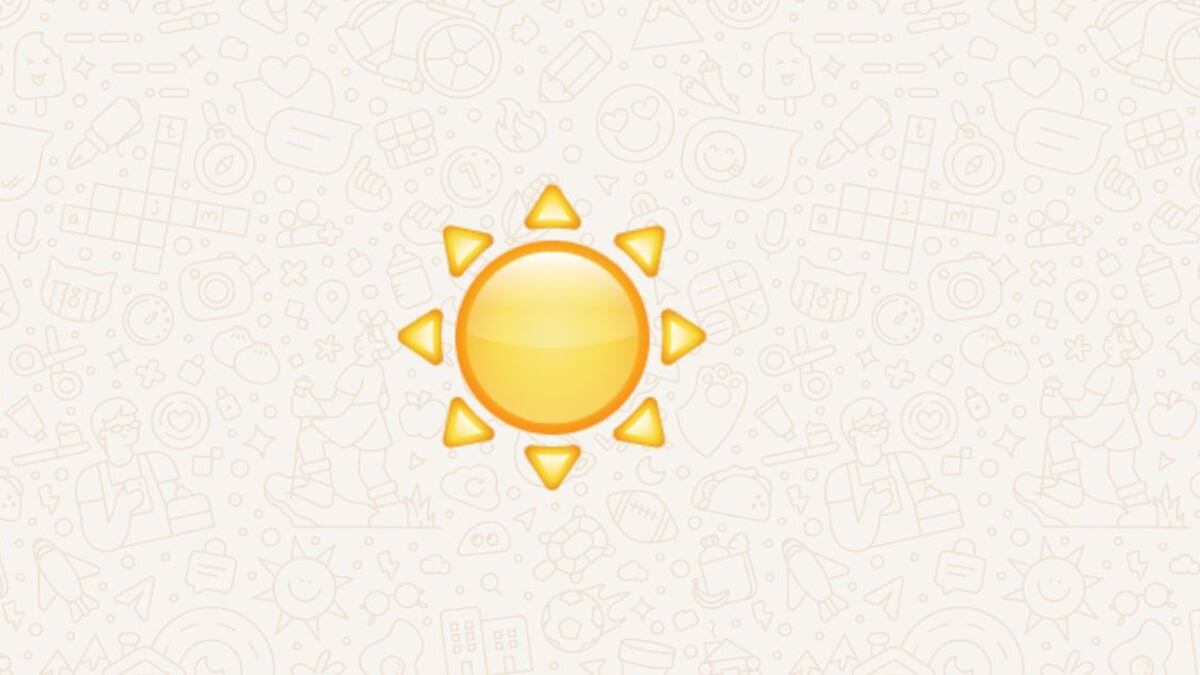 El emoji de sol puede representar varias cosas diferentes