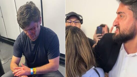 Nahuel Medina desferiu um soco em Duda Lima após debate