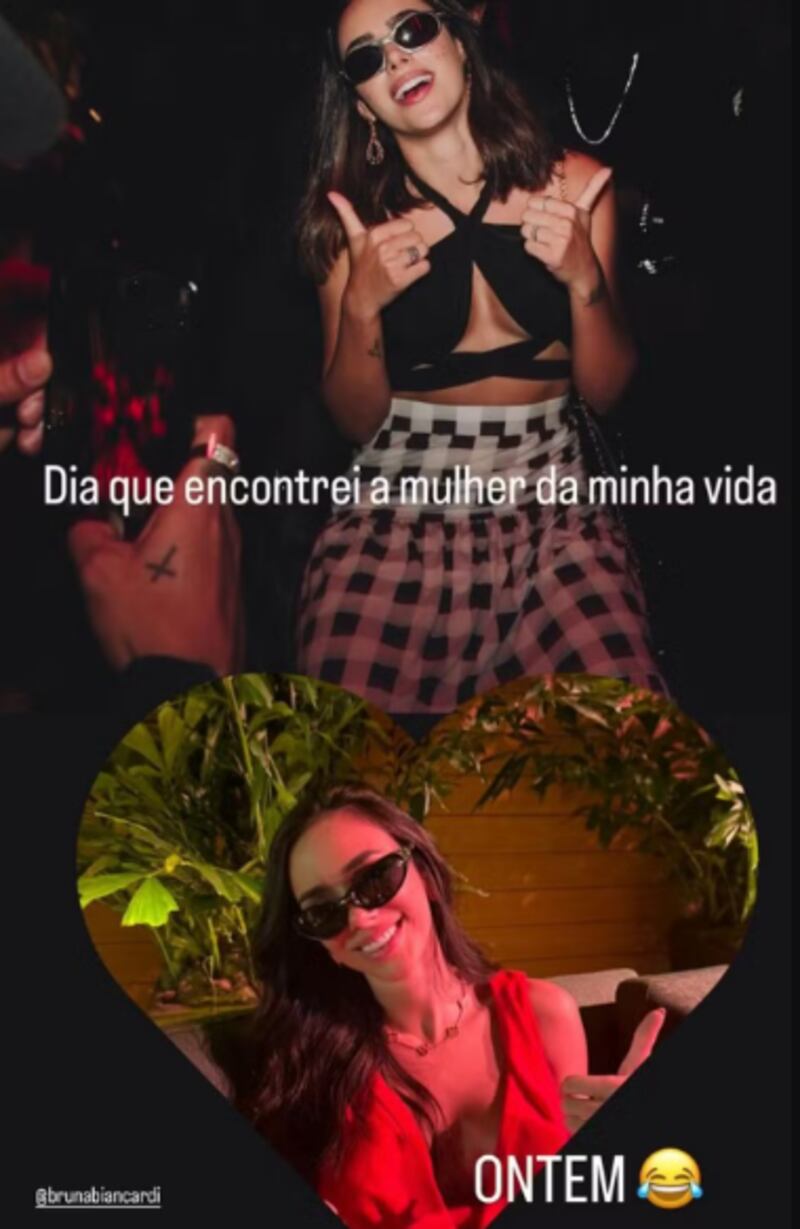 Neymar relembra dia em que conheceu Bruna Biancardi