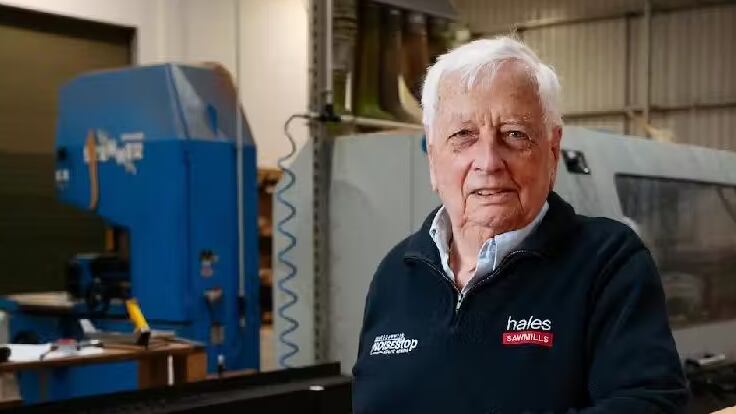 Trabalhador mais velho da Grã-Bretanha - Foto: SWNS