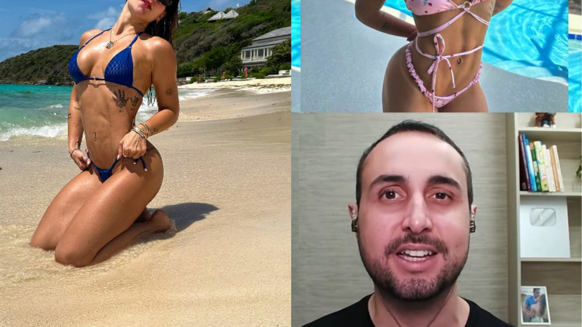 'Half natty': esse é o veredito de Rodrigo Góes sobre o físico de Virginia Fonseca