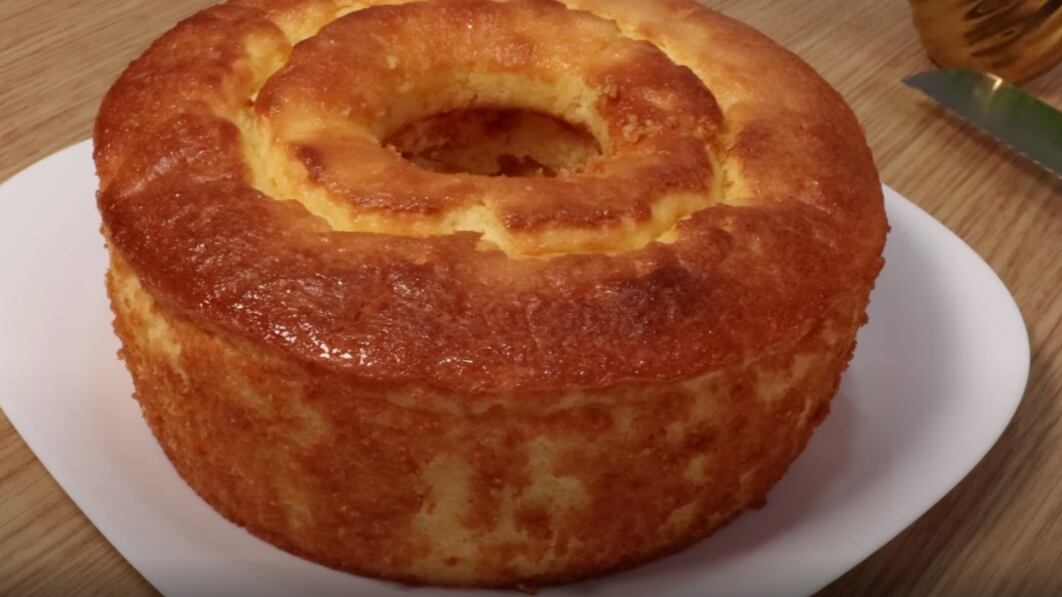 bolo de trigo fofinho de liquidificador