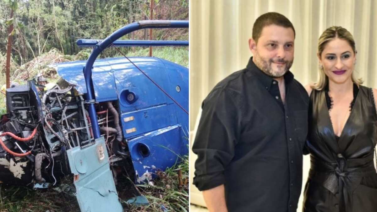 Filha deles de 11 anos e o piloto sobreviveram.