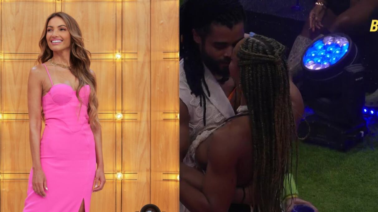 Patricia Poeta viraliza na web ao comentar sobre "beijo profundo" de Diogo e Aline no BBB 25