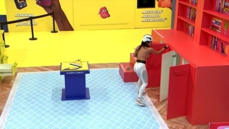 Quebra-cabeça e caça objetos fizeram parte da prova do anjo do BBB 24