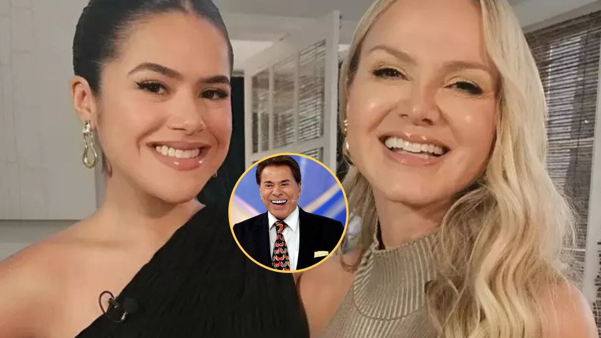 Maisa e Eliana falam sobre a saúde de Silvio Santos durante o 'Fantástico'