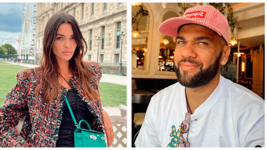 Joana Sanz e Daniel Alves