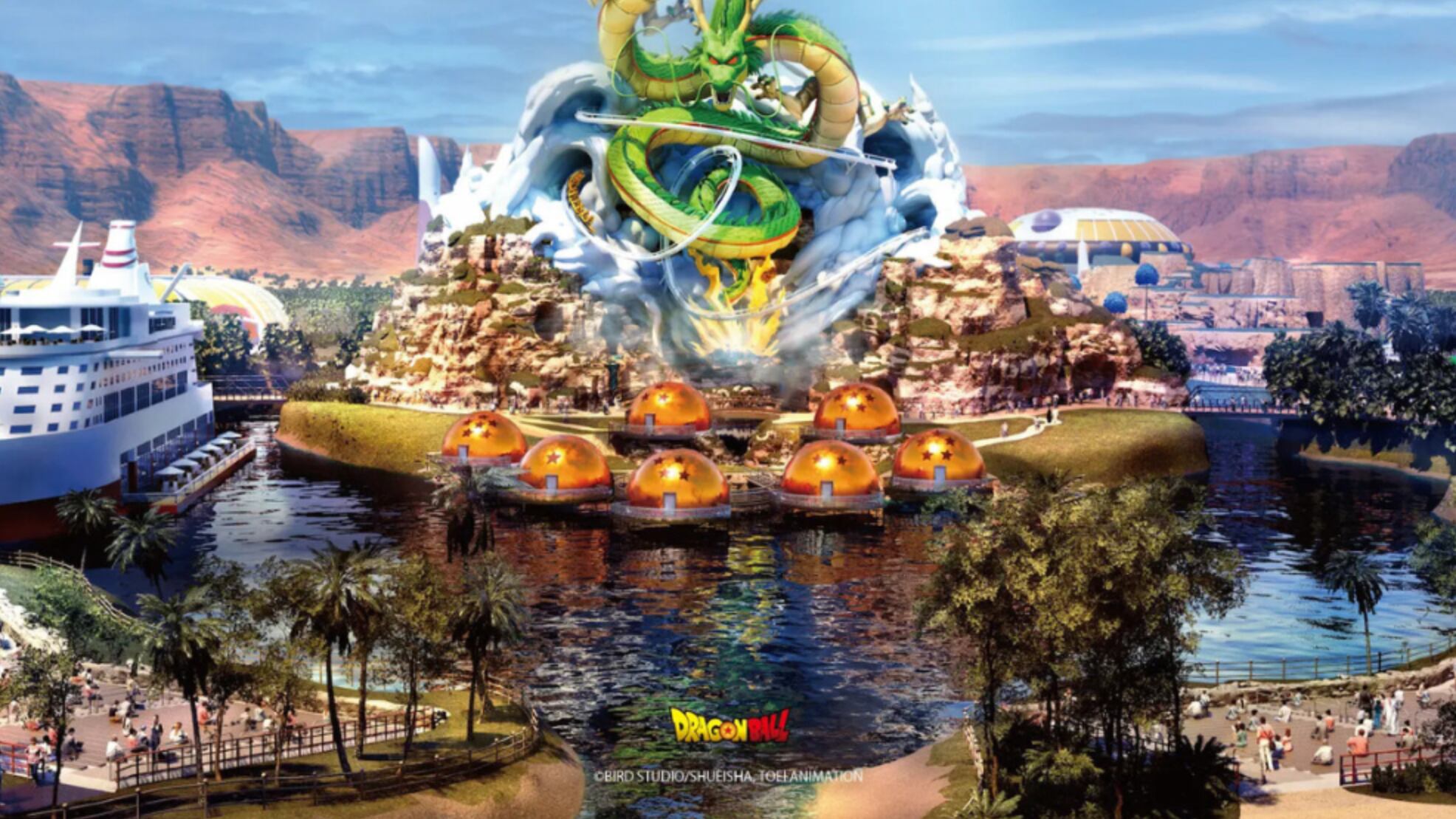 Arte conceptual - Dragon Ball Park