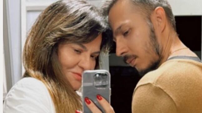 Rosalba Nable se declara para namorado 24 anos mais novo