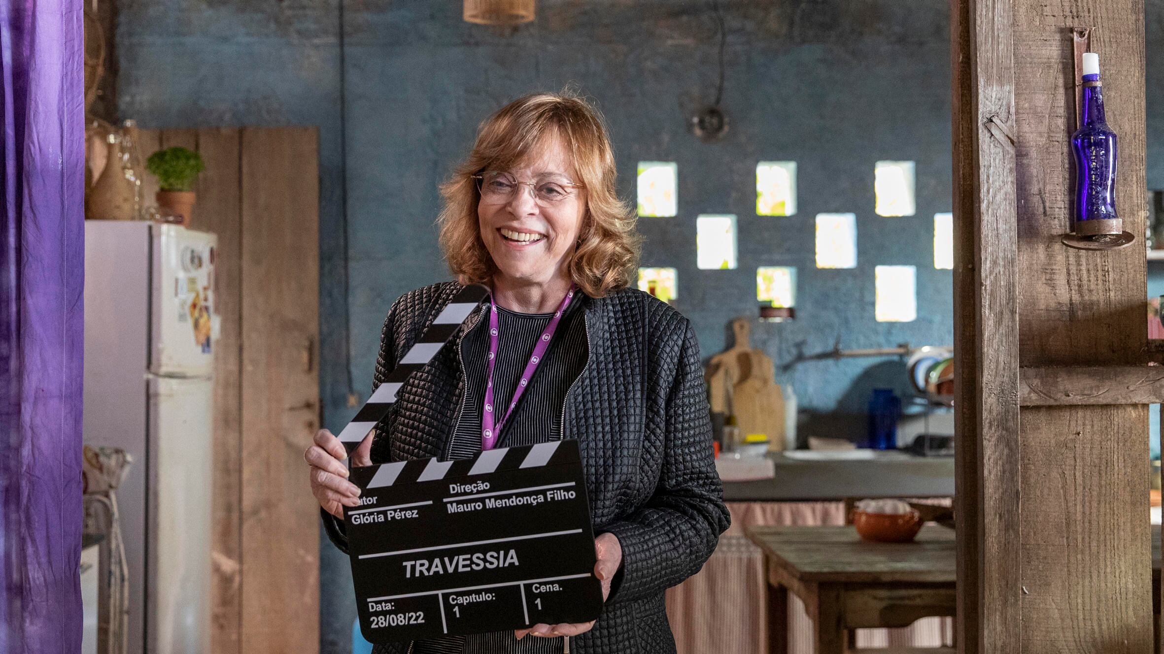 Gloria Perez é autora de "Travessia", novela que estreia em outubro