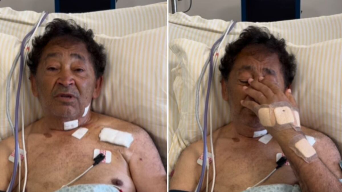 Ele segue internado em estado estável