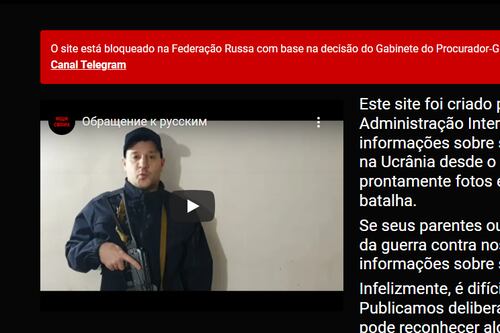 Ucrânia lança este site para que Rússia possa encontrar seus soldados mortos