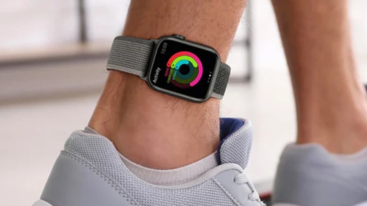 Apple Watch en el Tobillo