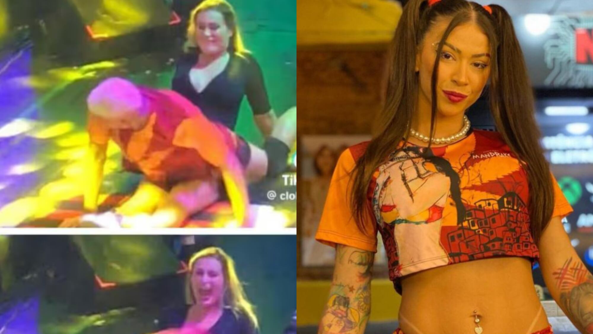 Andressa Urach subiu ao palco do show de MC Pipokinha
Fotos: @pihrainhaa2