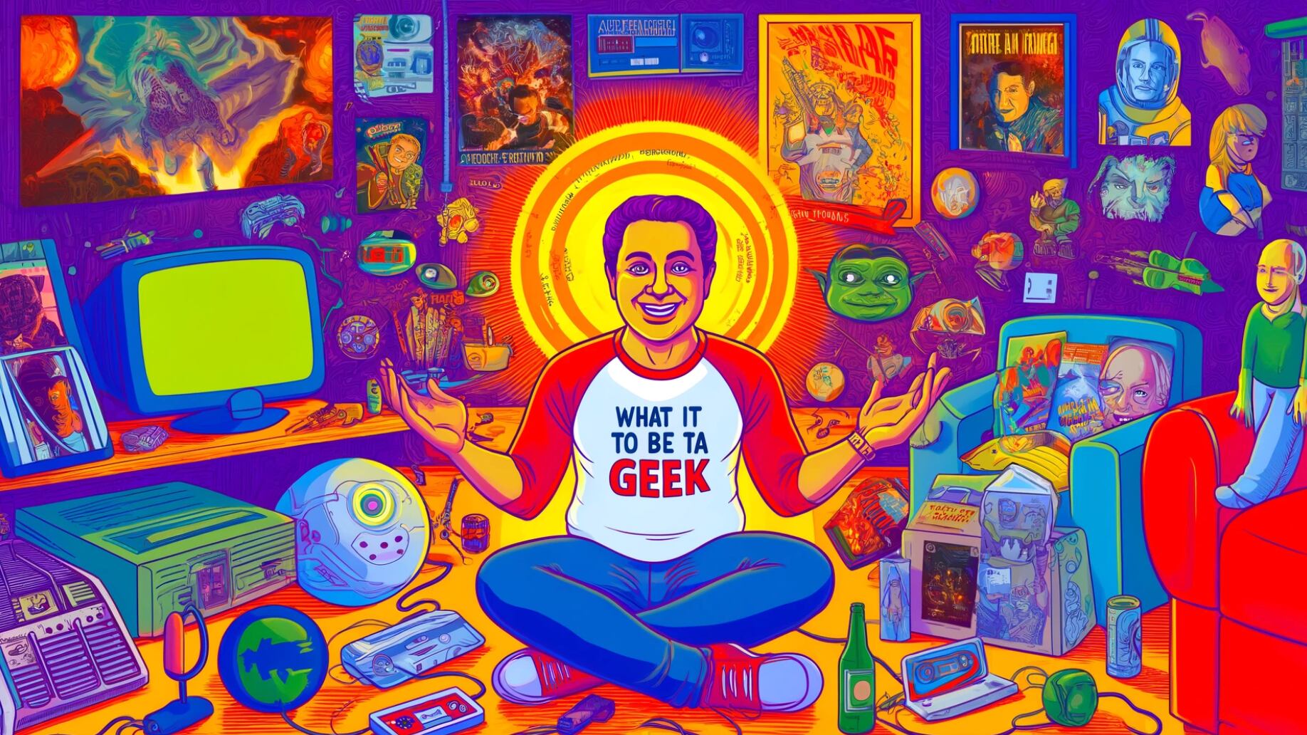 Qué es ser geek según la inteligencia artificial | Imagen: DALL-E