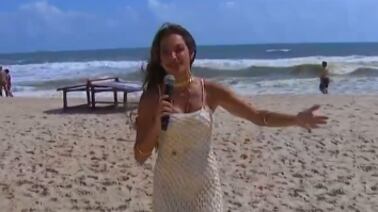 Patrícia Poeta surpreendeu ao apresentar Encontro ao vivo direto do Nordeste