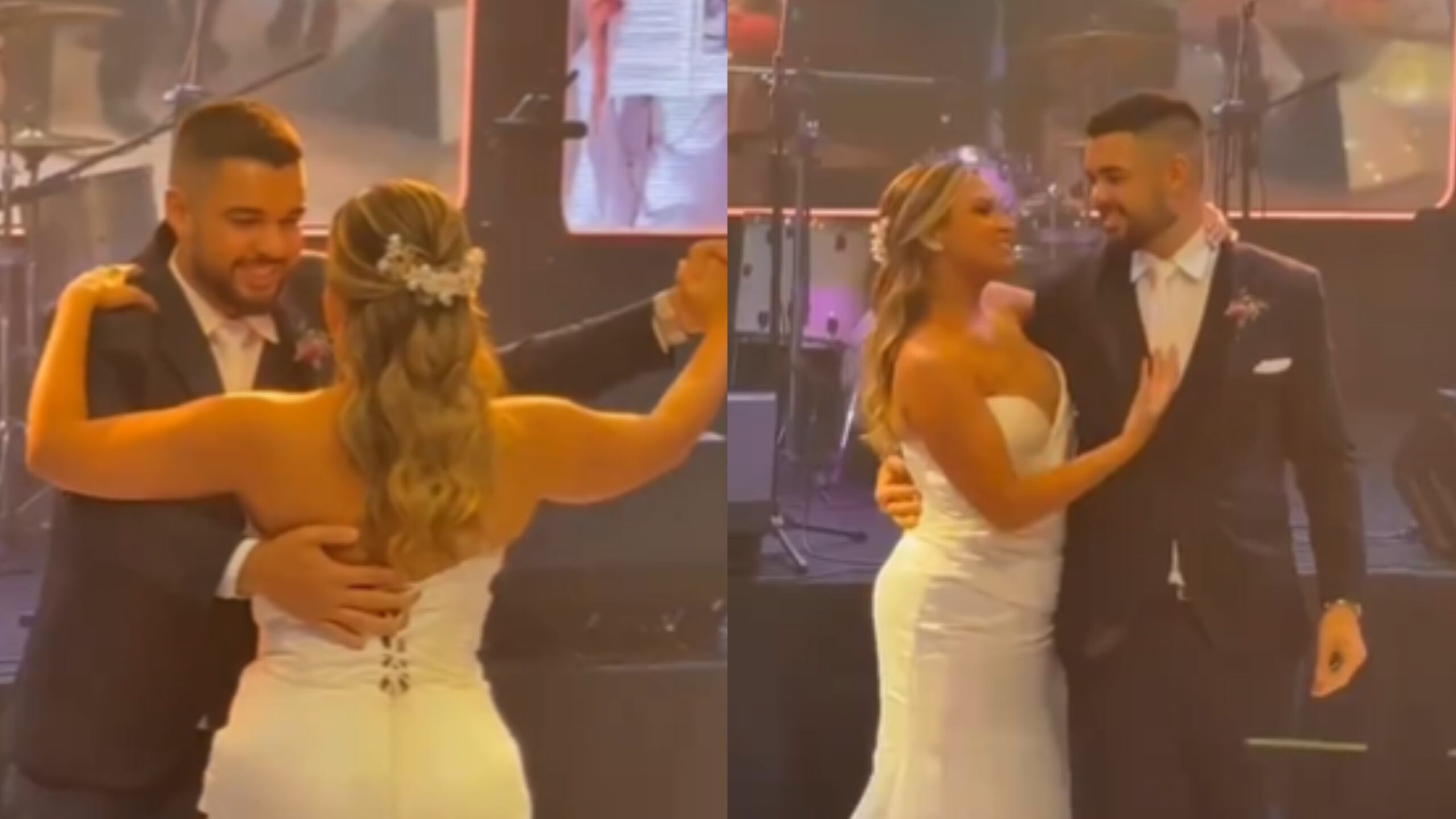 Jovem se casa com 'príncipe' de sua festa de 15 anos, reproduz dança e vídeo viraliza