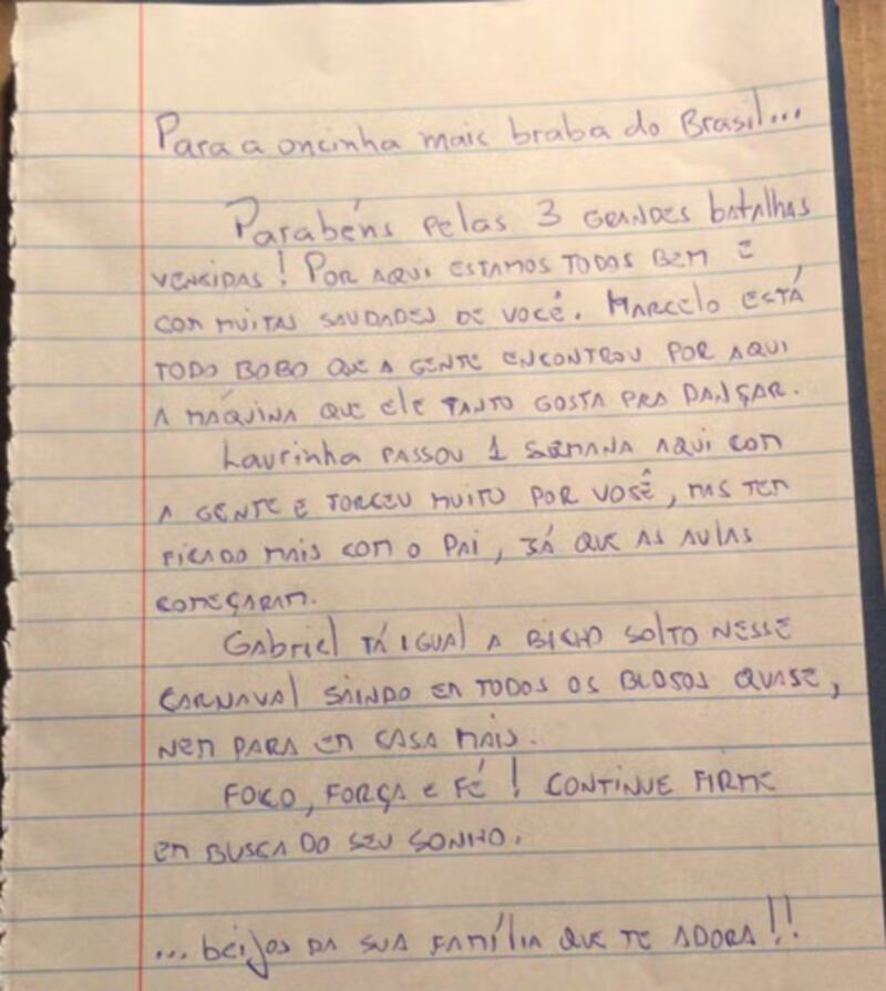 BBB 24: Após ‘Sincerão’ pesado, veja o que os parentes escreveram nas cartas destruídas no reality