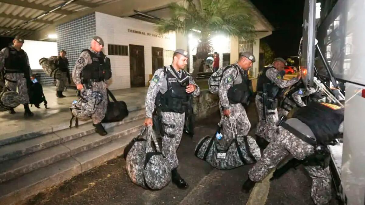 Força Nacional embarcou para o norte do país