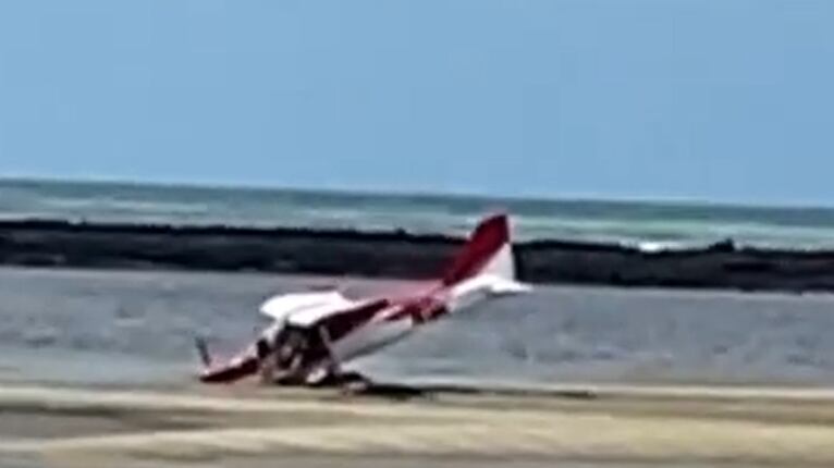 Piloto estava sozinho e não se feriu, segundo os bombeiros