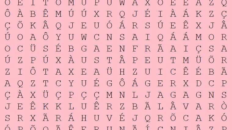 Caça-palavras de feriado