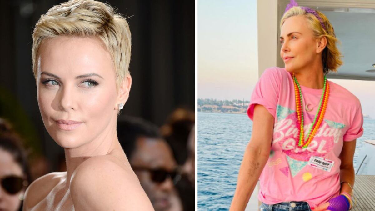 Charlize Theron envejecer