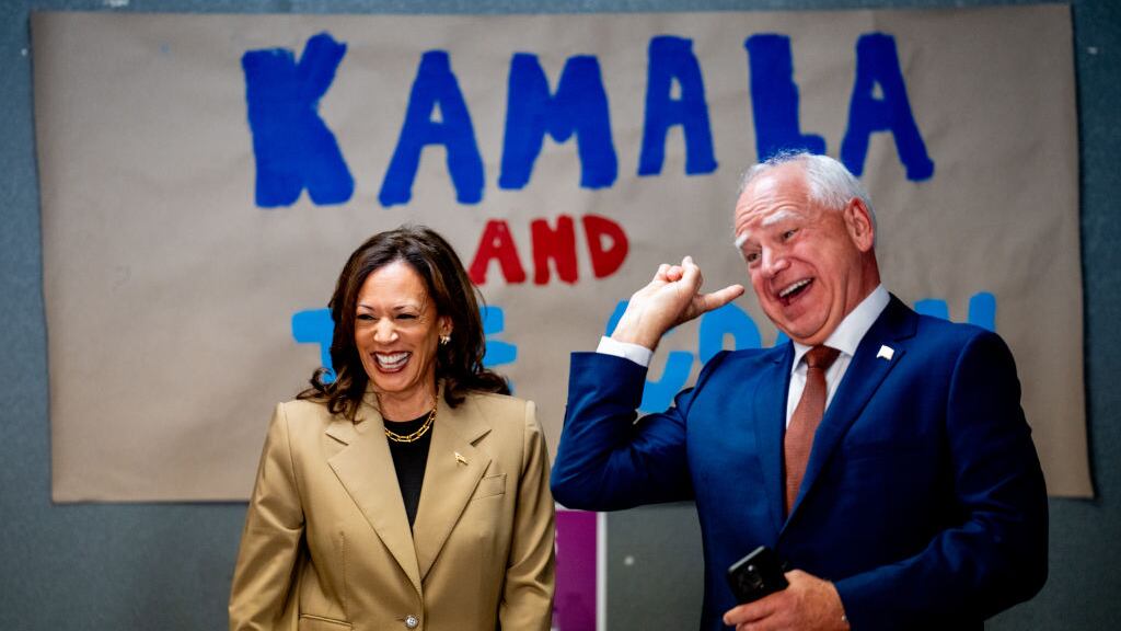 Kamala Harris y Tim Walz