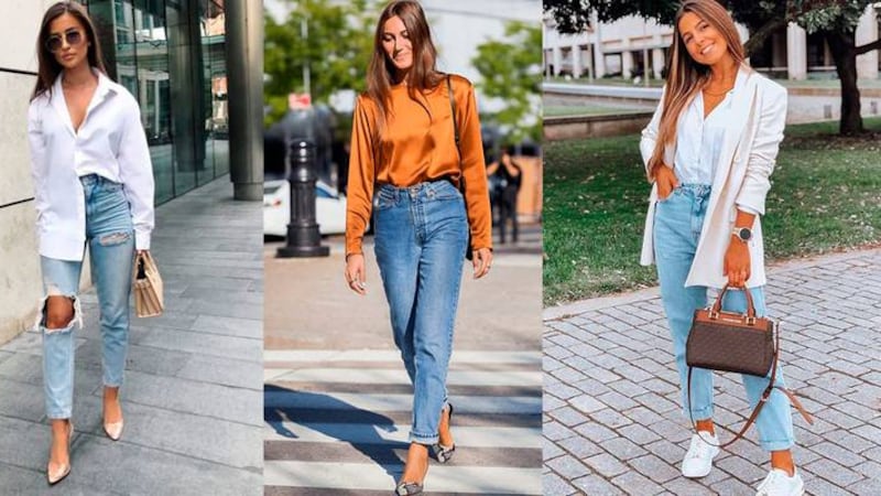 4 ideias de looks com mom jeans para ir trabalhar de maneira elegante