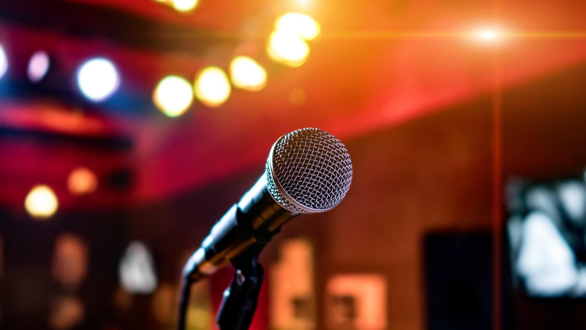 Microfone de karaokê