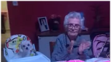 Aniversário da vovó Maria teve convidados especiais