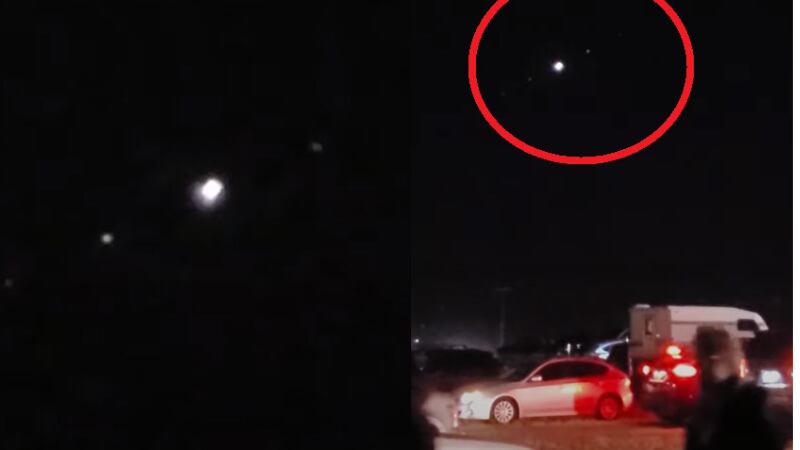 Vídeo mostra ‘anel de luzes’ no céu e internautas desconfiam de suposto OVNI