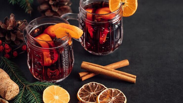 Receita deliciosa de vinho quente fácil de fazer em casa