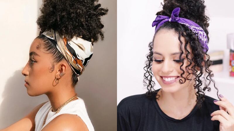 5 dicas com bandana em cabelos cacheados para ficar mais linda e estilosa