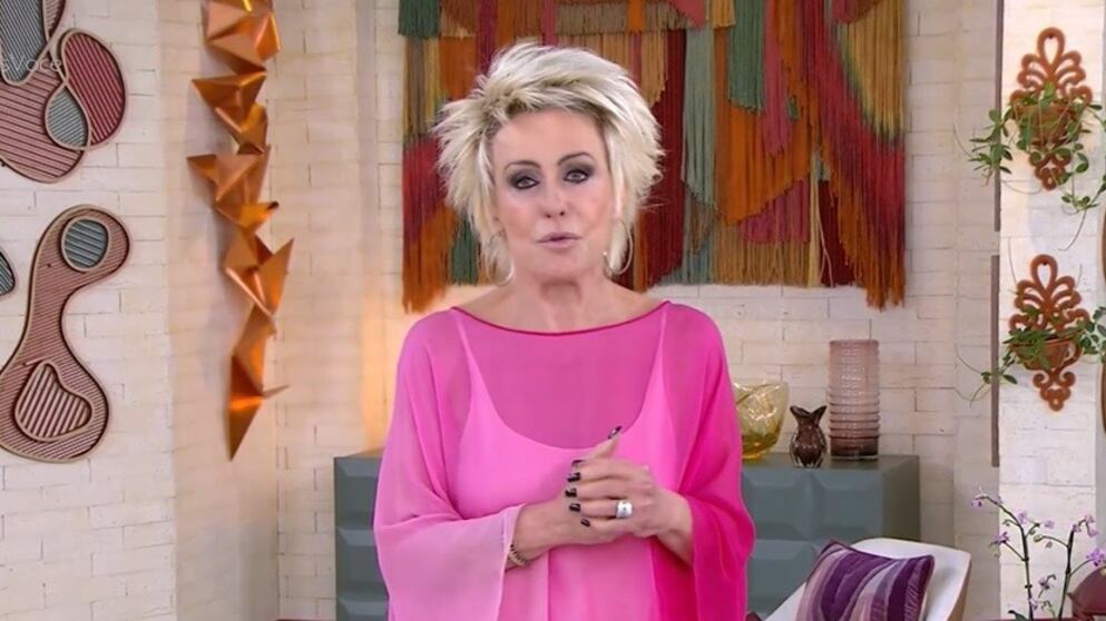 Ao vivo, Ana Maria Braga fala que ficou com inveja do "Encontro"