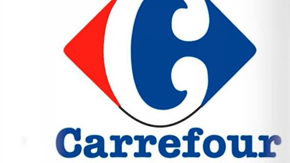 Logo da marca Carrefour tem um C