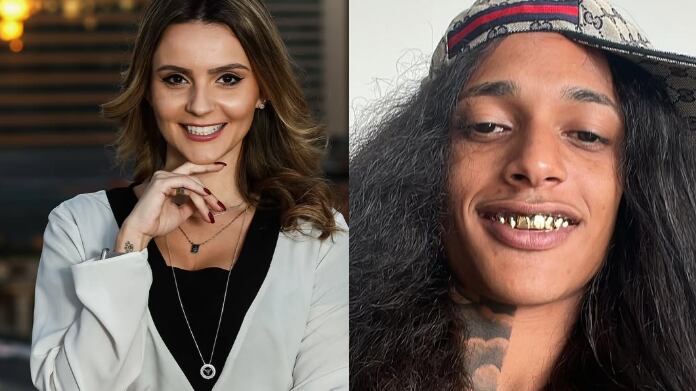 Amanda Vettorazzo e Oruam.