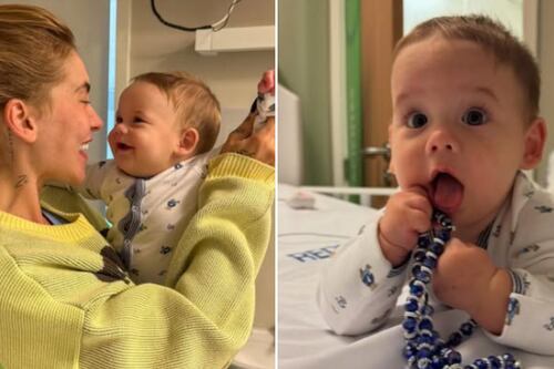 Virginia comemora após filho caçula receber alta de hospital: “Nem sei explicar a minha felicidade”