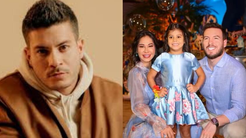 Arthur Aguiar não foi convidado para a festa de 6 anos da sua filha, Sophia, fruto da relação com Maíra Cardi