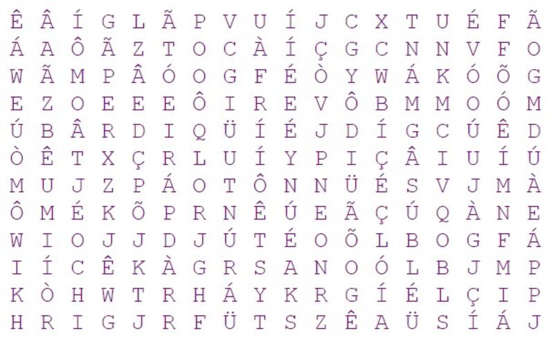 Caça-palavras amedrontar