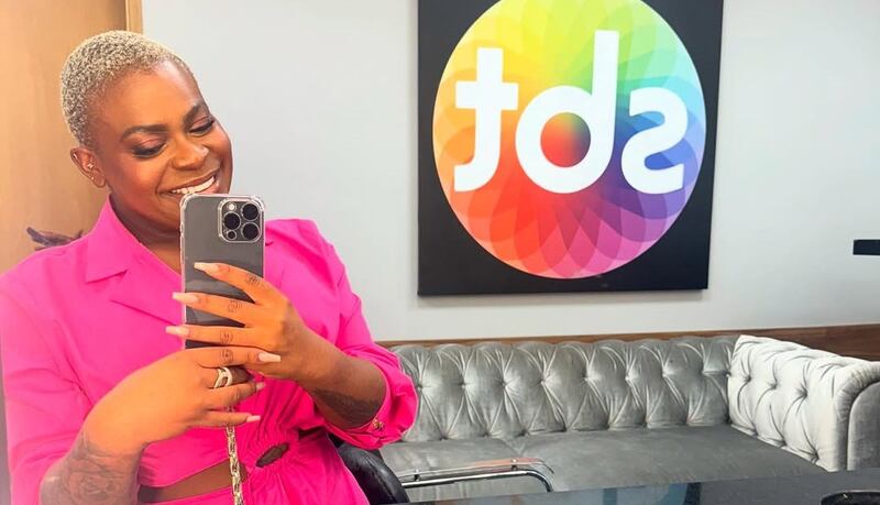 Jojo Todynho no camarim do SBT