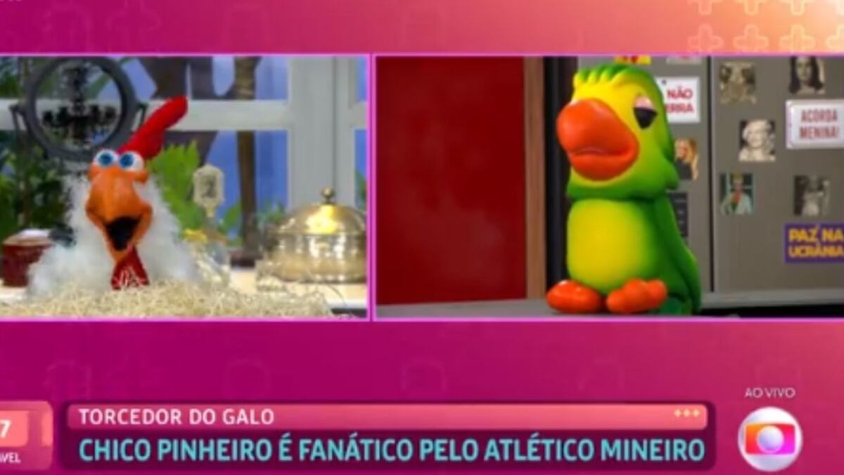 Galo aparece no programa da Ana Maria Braga e confunde Lourinho