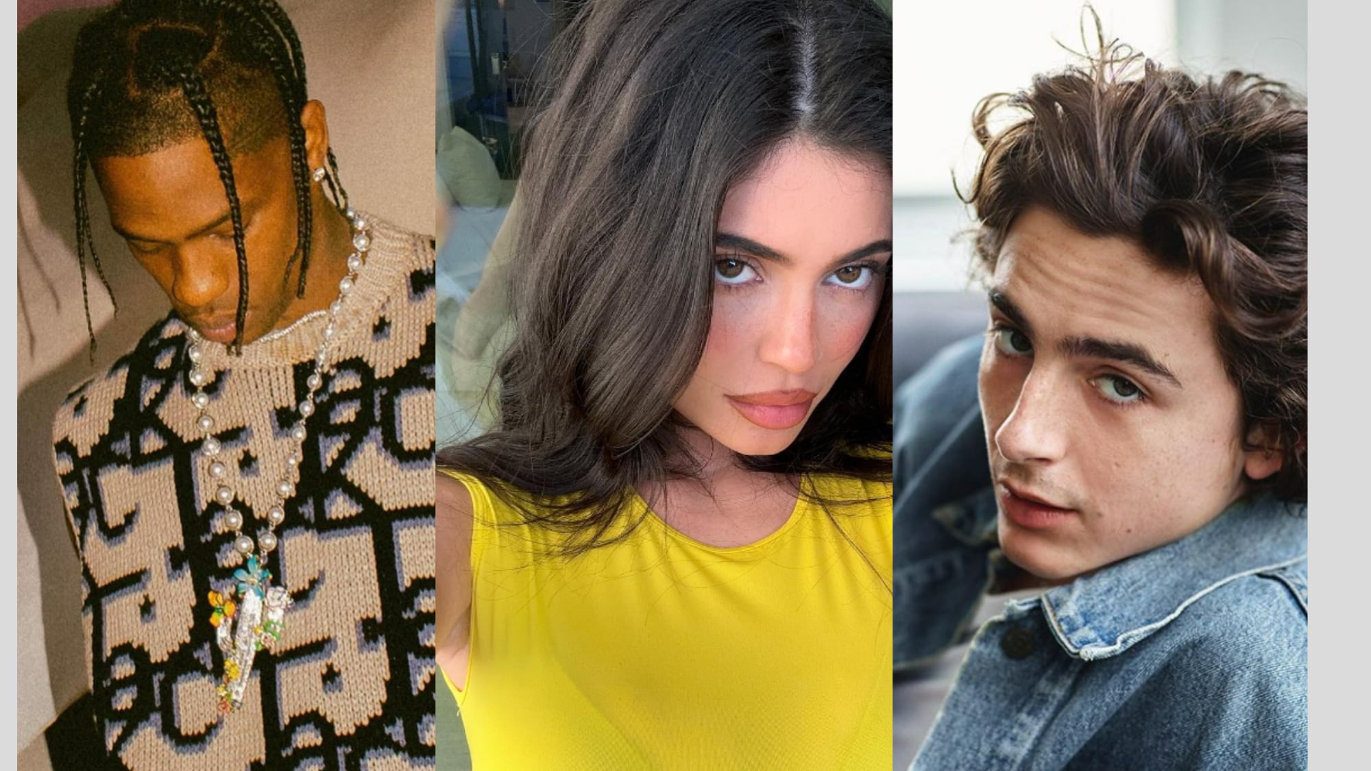 Foto: @travisscott | @kyliejenner | @tchalamet