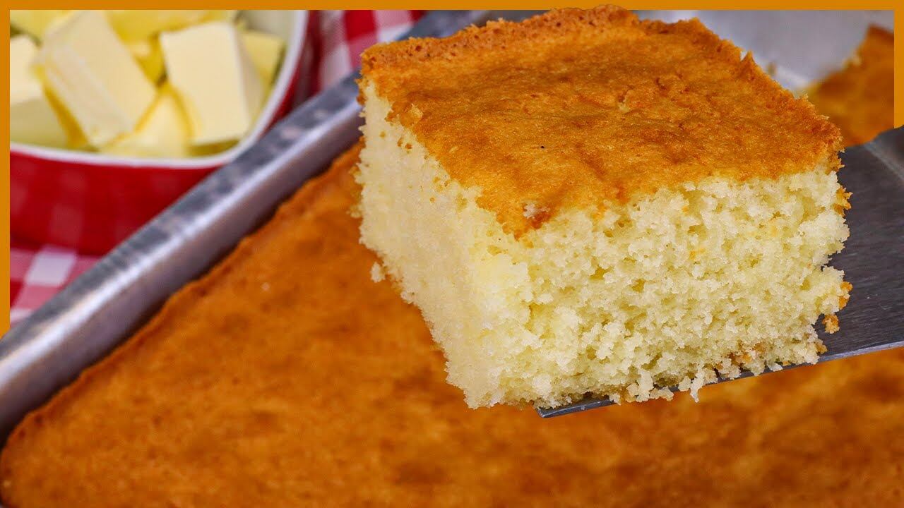 Receita de bolo amanteigado