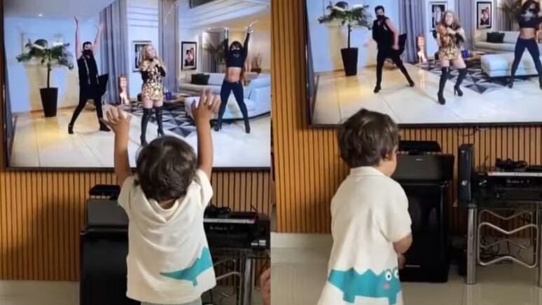 "Eu quero Tacacá". O menino Ítalo pediu, o padrinho colocou a música, ele dançou, viralizou e foi notado pela cantora Joelma. Ela comentou no post do vídeo. - Foto: @oitalodiniz/Instagram