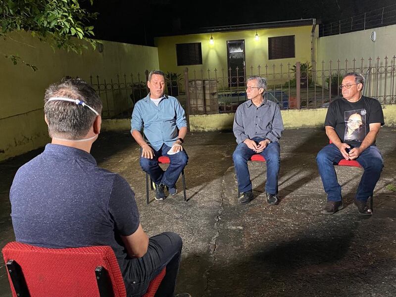 Marcelo Canellas entrevista os presidentes da Associação dos Familiares de Vítimas e Sobreviventes da Tragédia de Santa Maria