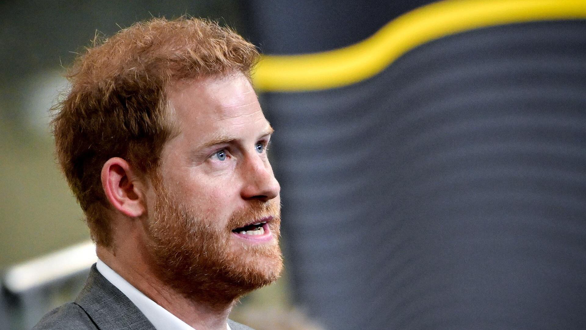 Britain's Prince Harry, Duke of Sussex, delivers a speech during a press conference of the 6th Invictus Games in Duesseldorf, Germany, 06 September 2022.