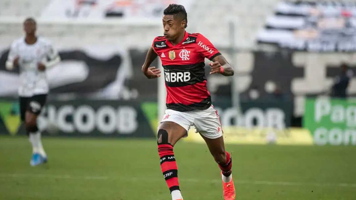 Jogador do Flamengo Bruno Henrique