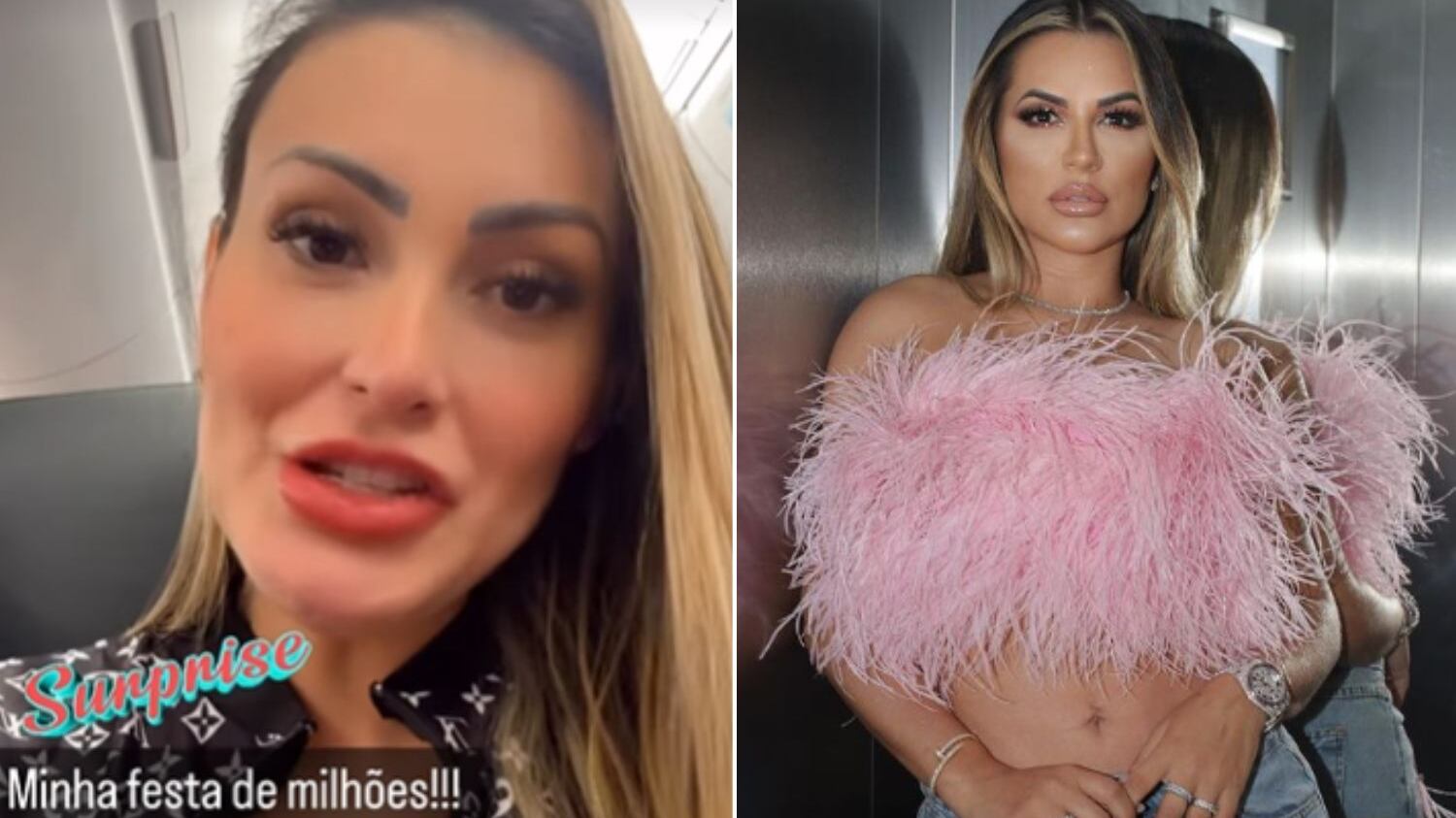 Ex-miss Bumbum fez mistério sobre motivo da comemoração