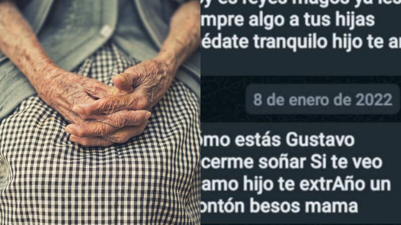 Idosa envia mensagens para filho falecido para lembrar que ‘o ama e sente sua falta’